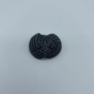 Vintage Boy Scouts Metal Neckerchief Slide Turks Knot Scarf Uniform Camp BSA